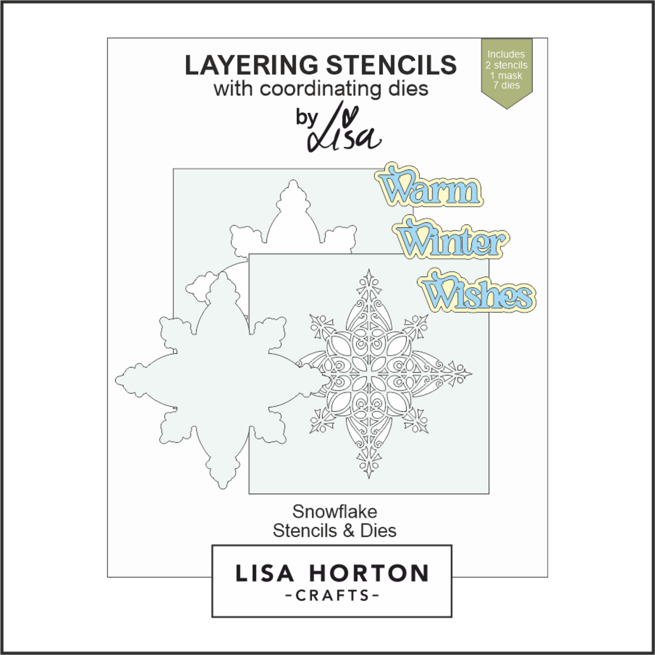 Lisa Horton --That Craft Place Lisa Horton Crafts Snowflake Stencils & Dies